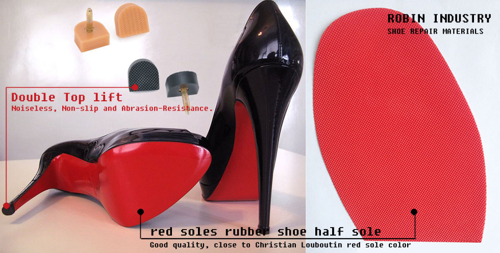 Red bottom rubber on sale soles